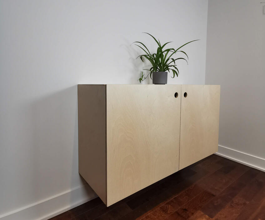 Floating Cabinet Angle