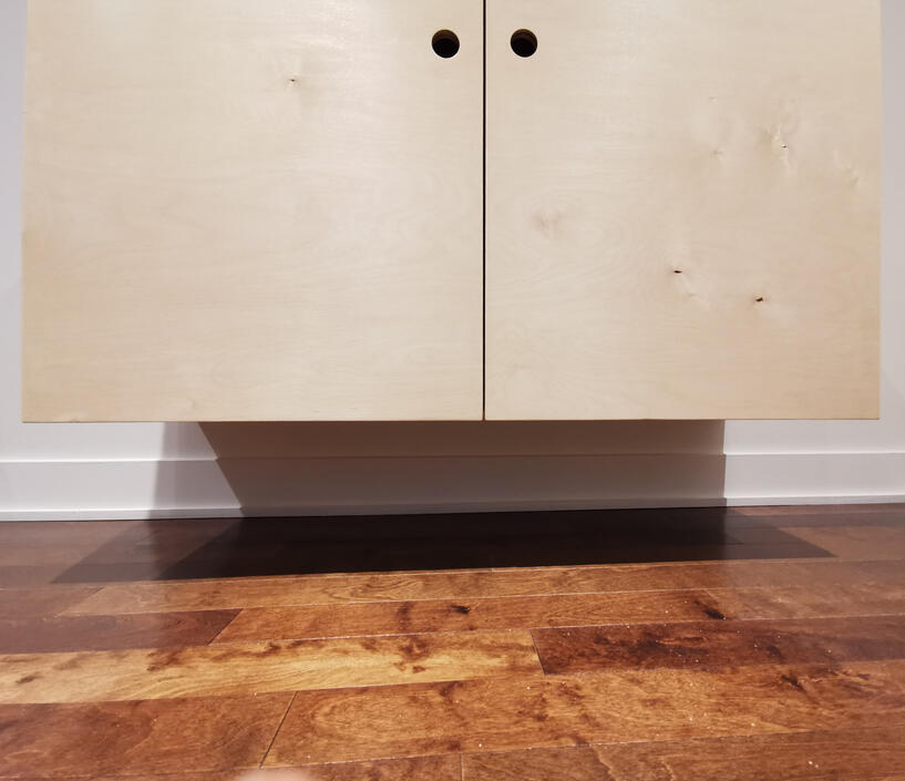 Floating Cabinet Underneath